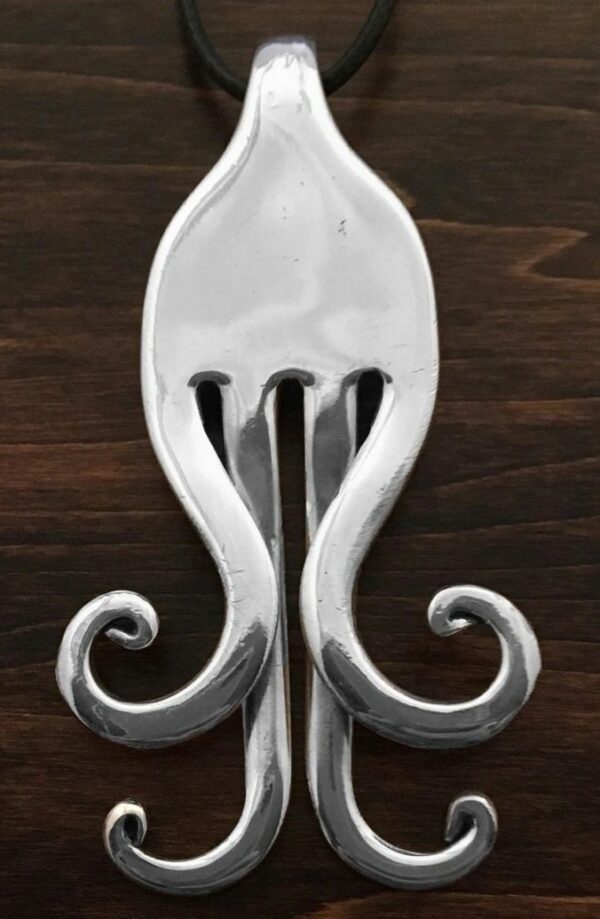 Customized fork pendant