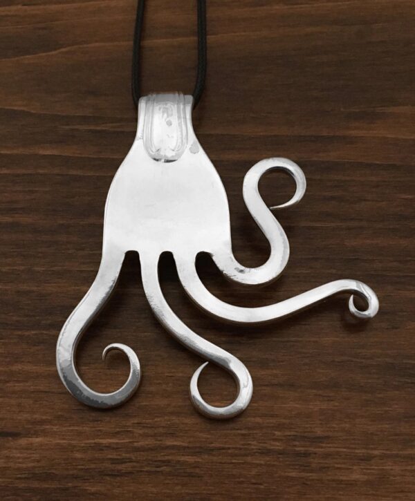 Curly 6 Fork Pendant